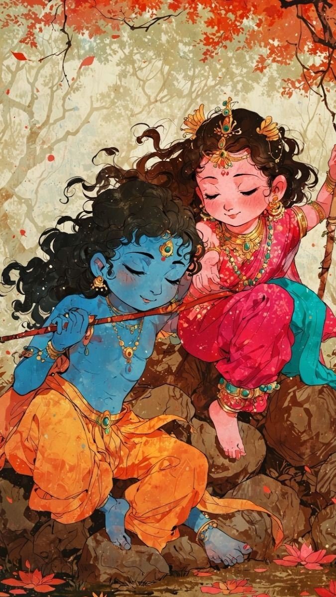 cute-radha-krishna-wallpaper