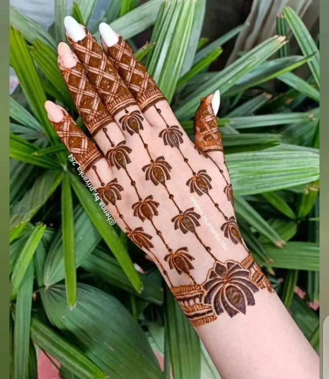 back-hand-mehndi-design-chain back-hand-mehndi-design-chain