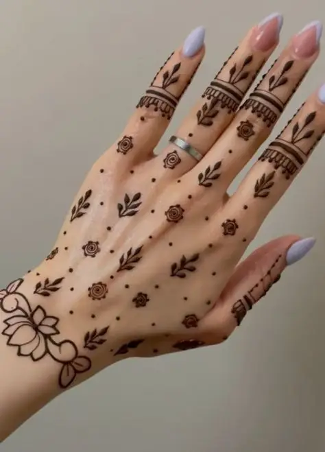 stylish-back-hand-mehndi-designs-chain-design stylish-back-hand-mehndi-designs-chain-design